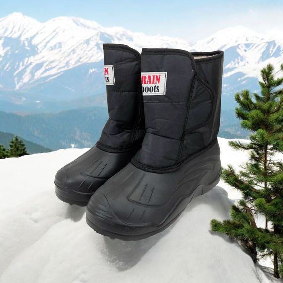 Чоловіче взуття для полювання та риболовлі 44р, Осіннє утеплене взуття, Чорні черевики для роботи CN-70