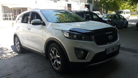 Дефлектор капота (EuroCap) для Kia Sorento UM 2015-2020 гг | Зображення 5