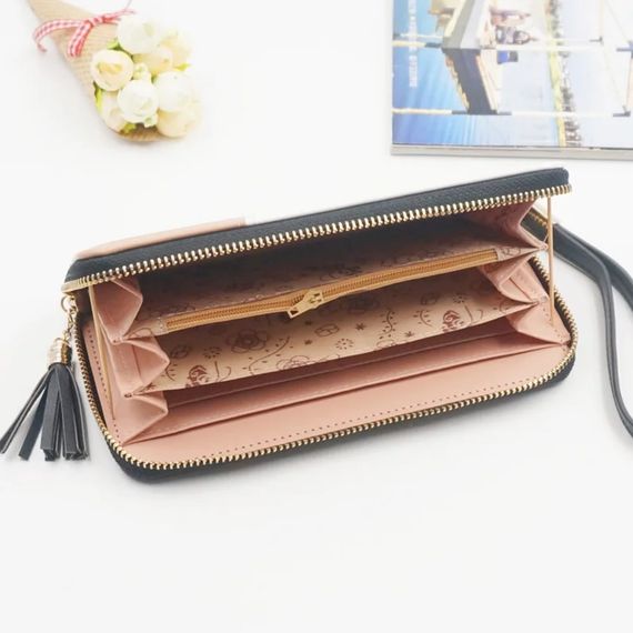 Женский клатч кошелек Primolux Lady Wallet портмоне - Black | Зображення 5