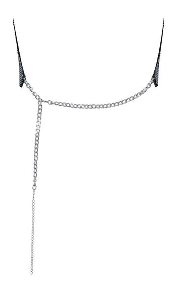 Топ - Cottelli Collection Metal Top Black S-L | Зображення 6