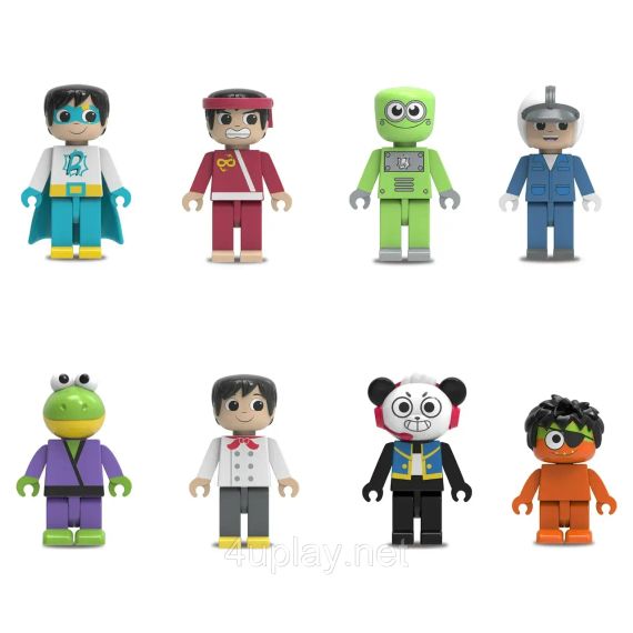 Набор мини-фигурок Just Play Ryan's World 8-Piece Mini Collectible Figure Set | Зображення 1