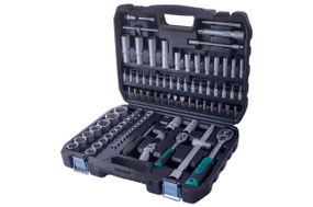 Набор насадок (инструментов) торцевых c трещоткой CrV 1/4, 1/2 (72Т) (94шт)