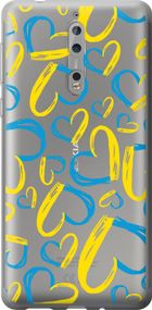 Чехол на Nokia 8 Сердца UA "5292u-1115-17620"