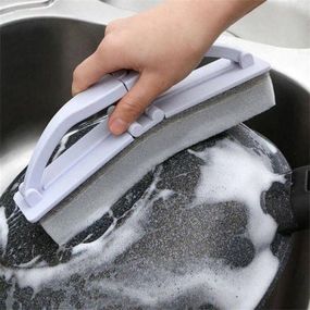 Складана кухонна побутова губка з віджиманням води з ручкою