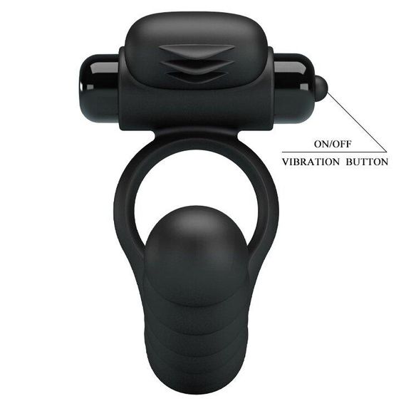 Насадка для анального секса с вибрацией PRETTY LOVE - Hercules Penis Sheath III, BI-210218 Sex Aura | Зображення 8
