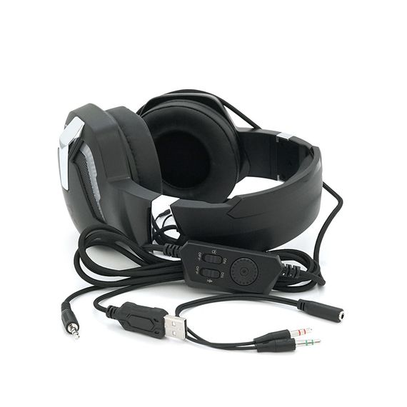 Наушники ведущие с подсветкой Jedel GH-244, Black