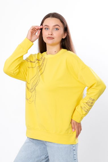 Джемпер жіночий Носи своє 50 Жовтий (p-14660-166383) | Зображення 1