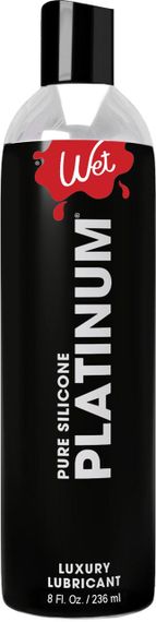 Лубрикант на силіконовій основі Wet Pure Silicone Platinum (236 мл) Sex Aura
