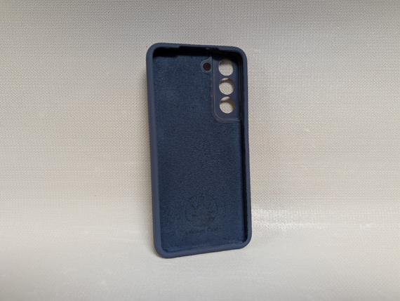 Чохол для Samsung Galaxy S22 / Самсунг Гелакси С22, Lakshmi, з логотипом, м'який, протиударний, софт тач, синій | Зображення 1