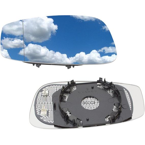 Fiat Stilo 01-07 Вставка лівого дзеркала з підігрівом Дзеркало вкладиш Фіат Стіло | Зображення 2