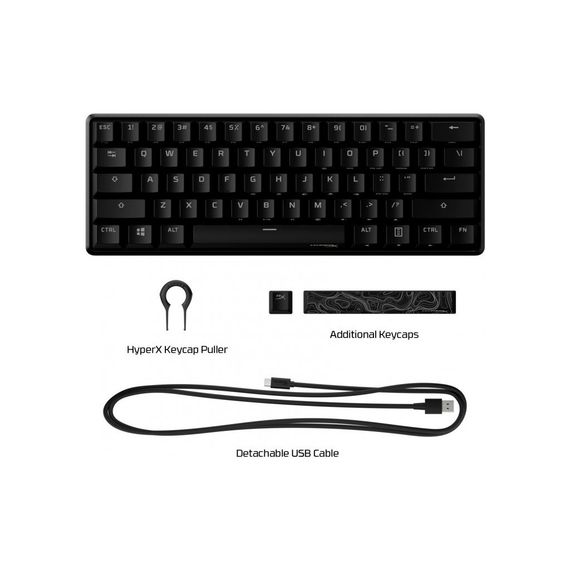 Клавіатура HyperX Alloy Origins 60 Black (4P5N0AA) | Зображення 6