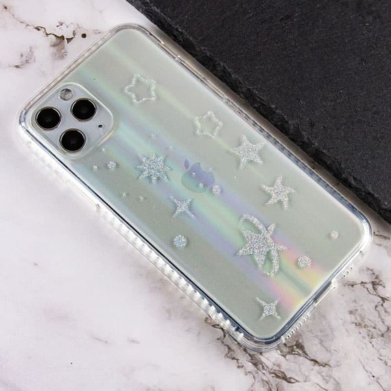 TPU+Glass чехол Aurora Space для Apple iPhone 11 Pro (5.8") Звезды | Зображення 1