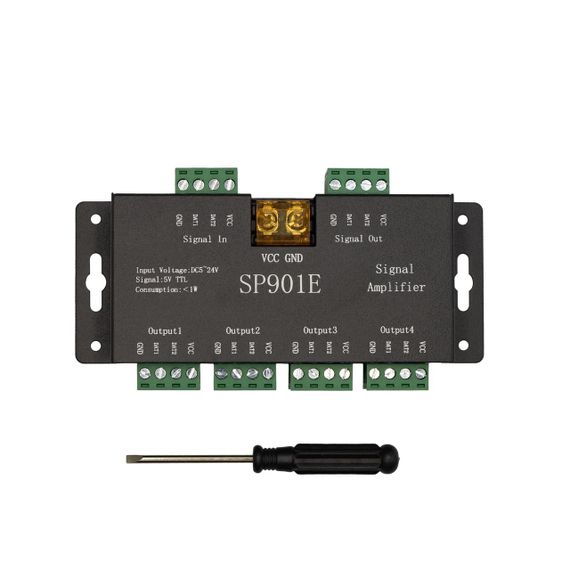 Підсилювач сигналу PROLUM SPI RGB (901E) | Зображення 1