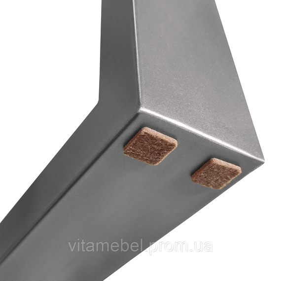 Комплект опор для столу з металу 600×200mm, H=730mm (профільна труба: 60x20mm) | Зображення 5