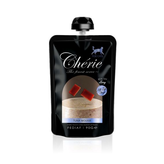 Влажный корм с тунцом для котов Cherie Pouch Tuna Mousse, 90 гр