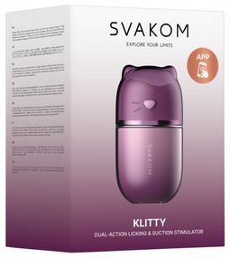 Вакуумний стимулятор з язичком - Svakom Klitty Sex Aura