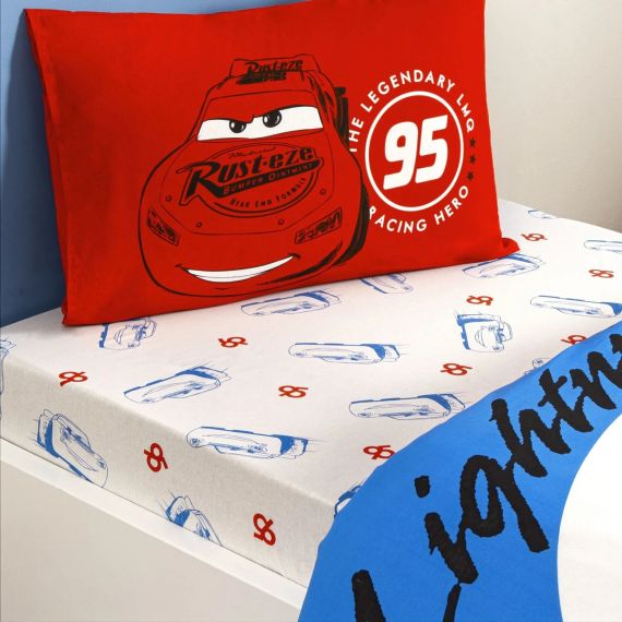 Постільна білизна TAC Disney 160×220 см Cars Mcqueen | Зображення 2