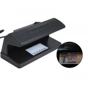 Детектор валют UKC настольный переносной ультрафиолетовый лампа для проверки денег от сети 220V Black