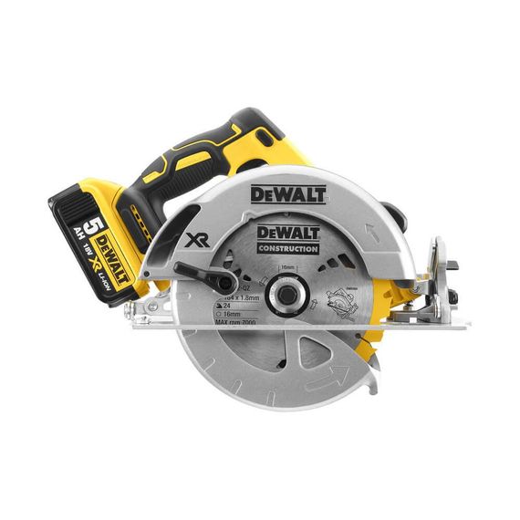 Пила дискова акумуляторна 184*16мм DeWALT DCS570P2 | Зображення 1