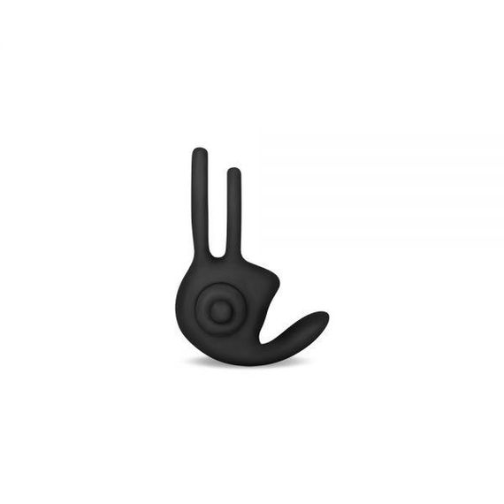 Ерекційне віброкольцо Power Clit Cockring, Black Sex Aura | Зображення 3