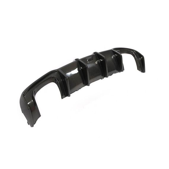 Дифузор заднього бампера V1 (для S-Line SD 2017-2020, Карбон) для Ауди A3 рр | Зображення 8