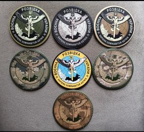 Шеврон разведка / 7шт 3D (6+1комплект)