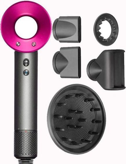 Фен для волос Super Hair Dryer, 1600 Вт, с турбо режимом и ионизацией | Зображення 1