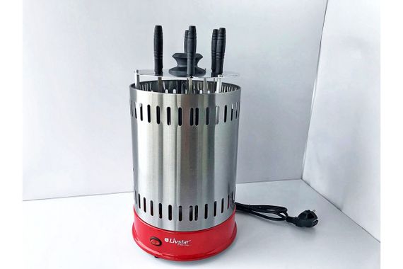Електро Шашличниця Вертикальна для Будинку Livstar LSU-1320 1000 W | Електрична гриль-шашличниця | Зображення 1