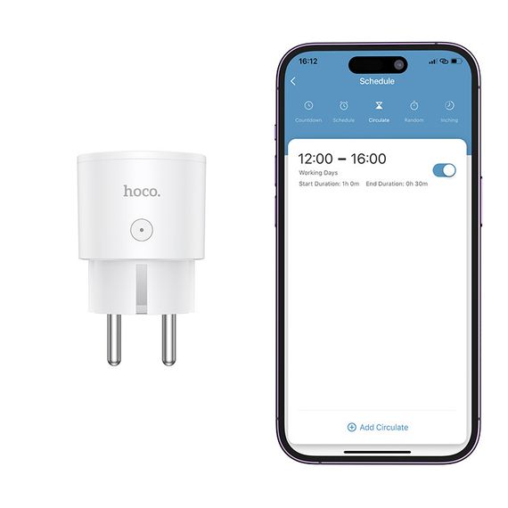 МЗП Hoco AC16 Veloz smart socket | Зображення 7