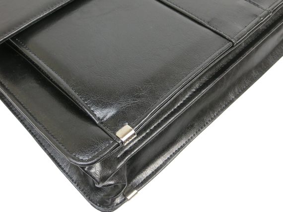 Портфель мужской Jpb из кожзаменителя черный | Зображення 5