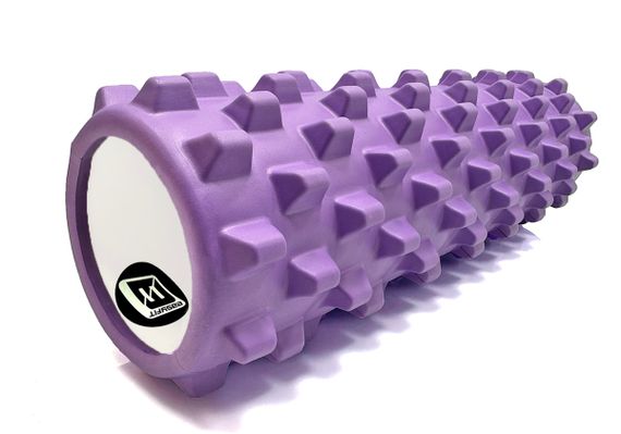 Масажний ролик EasyFit Grid Roller PRO 45 см Фіолетовий (EF-2029-V)