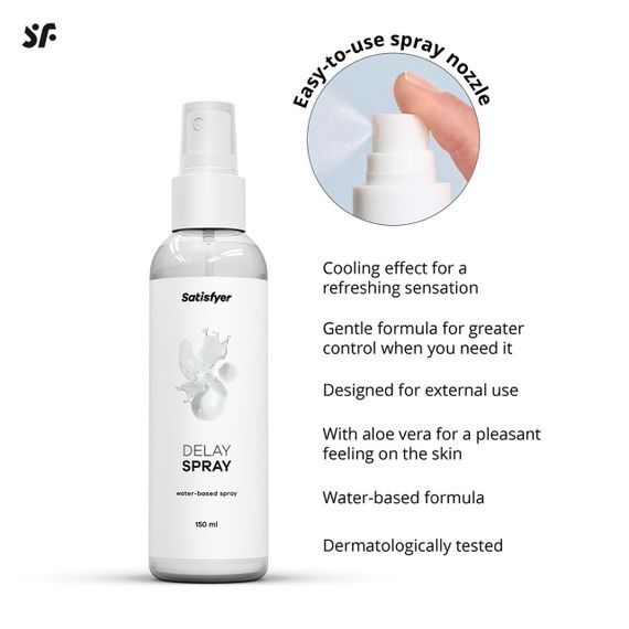 Пролонгатор Satisfyer Delay Spray 150 мл Sex Aura | Зображення 2
