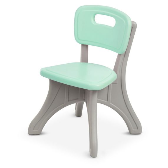 Дитячий столик з двома стільцями NEW TABLE-5 бежево-м'ятний | Зображення 1