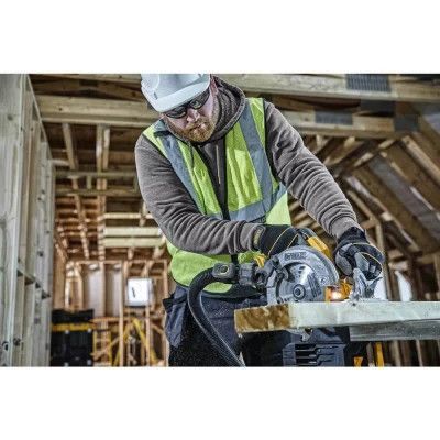 Дисковая пила DeWALT 18В XR Li-Ion, диск 184х16 мм (без АКБ та ЗП) (DCS570N) | Зображення 6