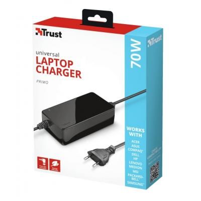 Блок живлення до ноутбуку Trust Primo 70W-19V Universal Laptop Charger (22141_TRUST) | Зображення 3