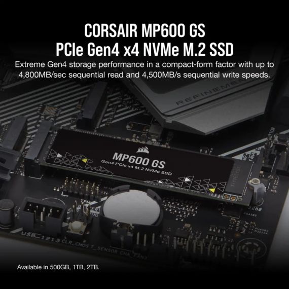 Накопитель SSD M.2 2280 1TB MP600GS Corsair (CSSD-F1000GBMP600GS) | Зображення 7