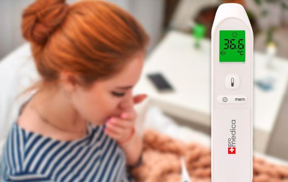 Бесконтактный инфракрасный термометр Promedica IRT гарантия 5 лет | Зображення 2