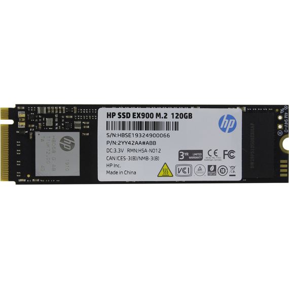 Накопичувач SSD M.2 2280 120GB EX900 HP (2YY42AA) | Зображення 2