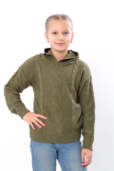 Джемпер для дівчинки (підлітковий) Носи своє 116 Зелений (p-16020-184331) | Зображення 1