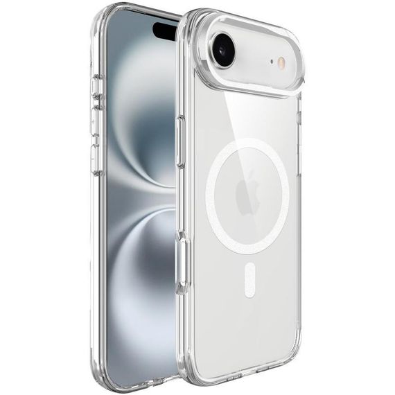 Чехол TPU Space Case Apex with MagSafe для Apple iPhone 17 Air (6.5") Silver | Зображення 1
