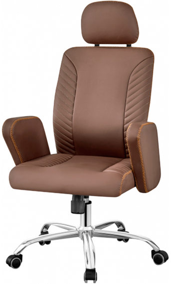 Кресло офисное GT Racer B-2380 brown | Зображення 1
