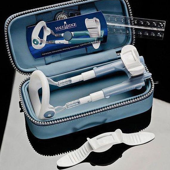 Экстендер для увеличения члена Male Edge Basic, ремешковый, масса всего 65 г, прочный пластик sexstyle | Зображення 1