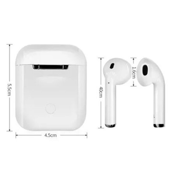 Навушники AirPods i12 BT з сенсором Bluetooth бездротові навушники - вкладиші в зарядному кейсі | Зображення 3