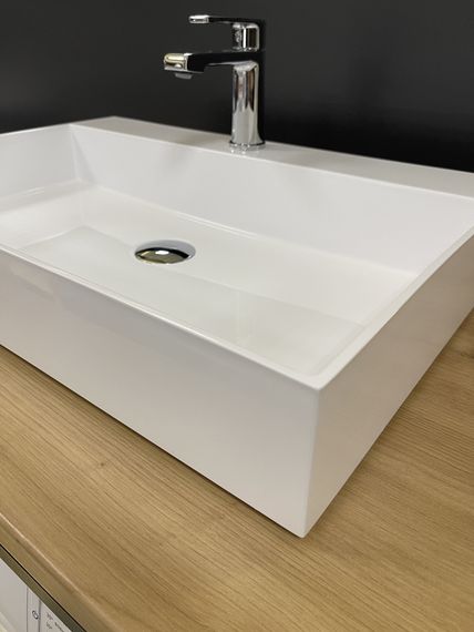 Раковина накладная Adamant SLENDER, прямоугольная (4824296204008) | Зображення 3