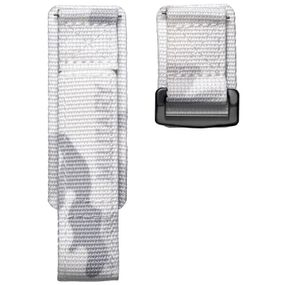 Ремінець для годинника Hemsut HS131 Military nylon Velcro Camo White 22 mm