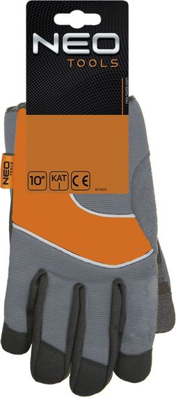 Рукавички захисні Neo Tools синтетична шкіра розмір 10 97-605 | Зображення 1