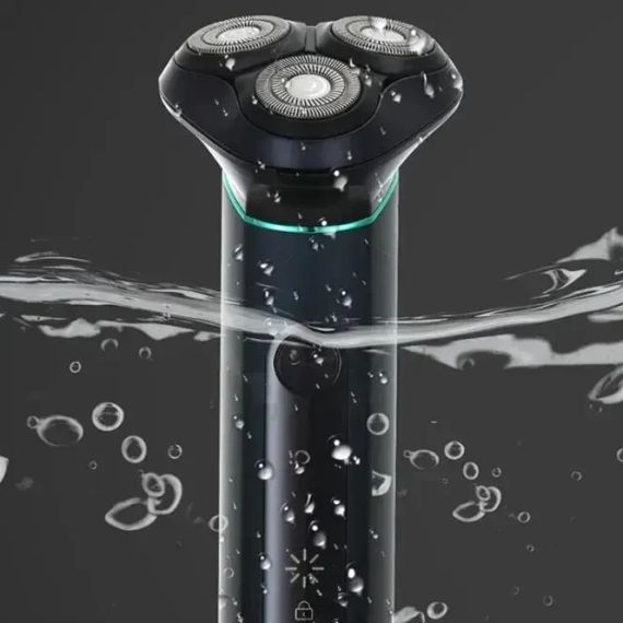 Акумуляторна електробритва VGR V-310 для вологого та сухого гоління з трьома головками IPX7 | Зображення 4