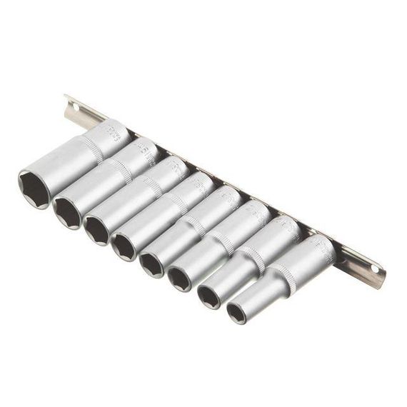 Набір подовжених головок на планці INTERTOOL ET-60091 | Зображення 1