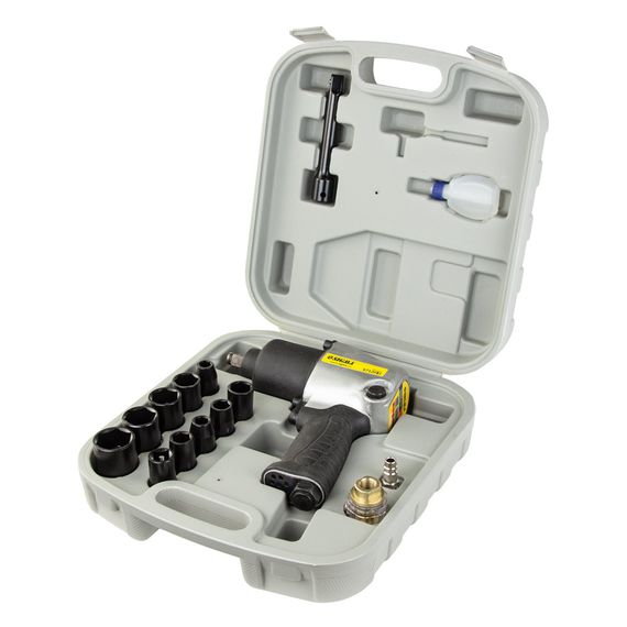 Гайковерт пневматичний Sigma 640 Нм з насадками 10 шт (6712031) | Зображення 5