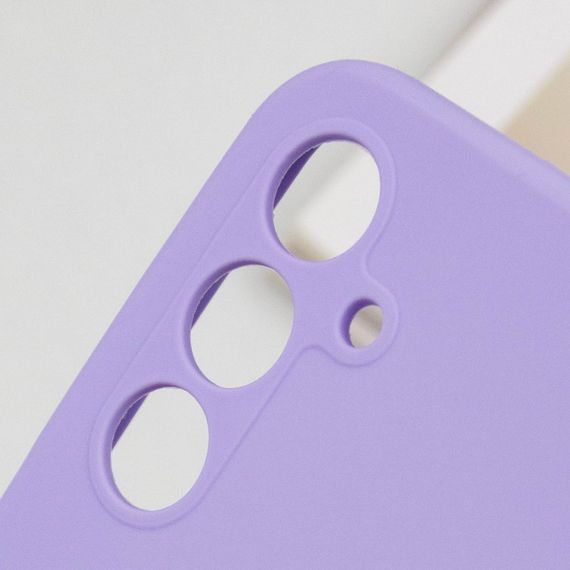 Чехол Silicone Cover Lakshmi Full Camera (AAA) для Samsung Galaxy S25+ Сиреневый / Dasheen | Зображення 5